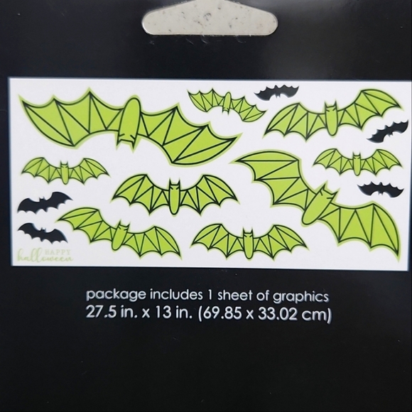 Halloween Decals Wall Art Peel & Stick Repositionable 2 Sets - Picture 10 of 11